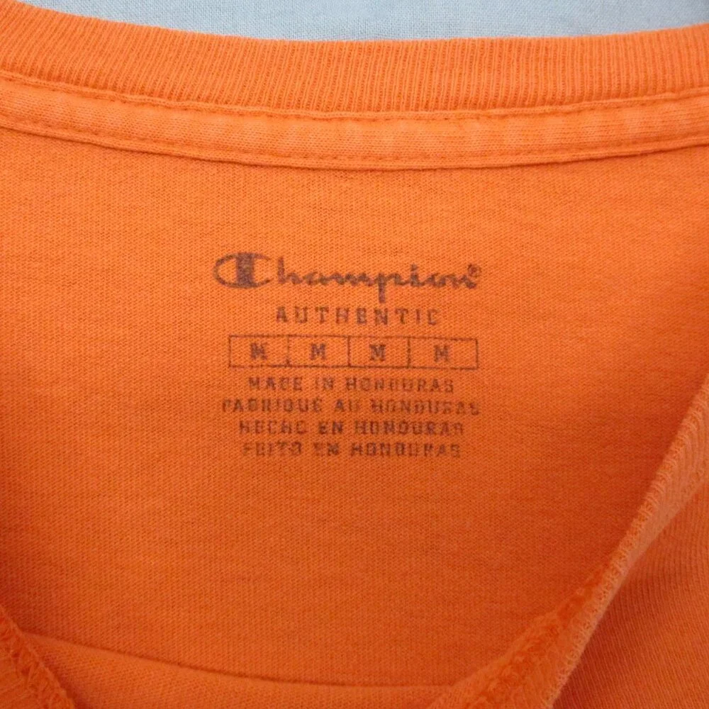 Champion Graphic Print T-Shirt Orange Men Size | M - Picture 4 of 10